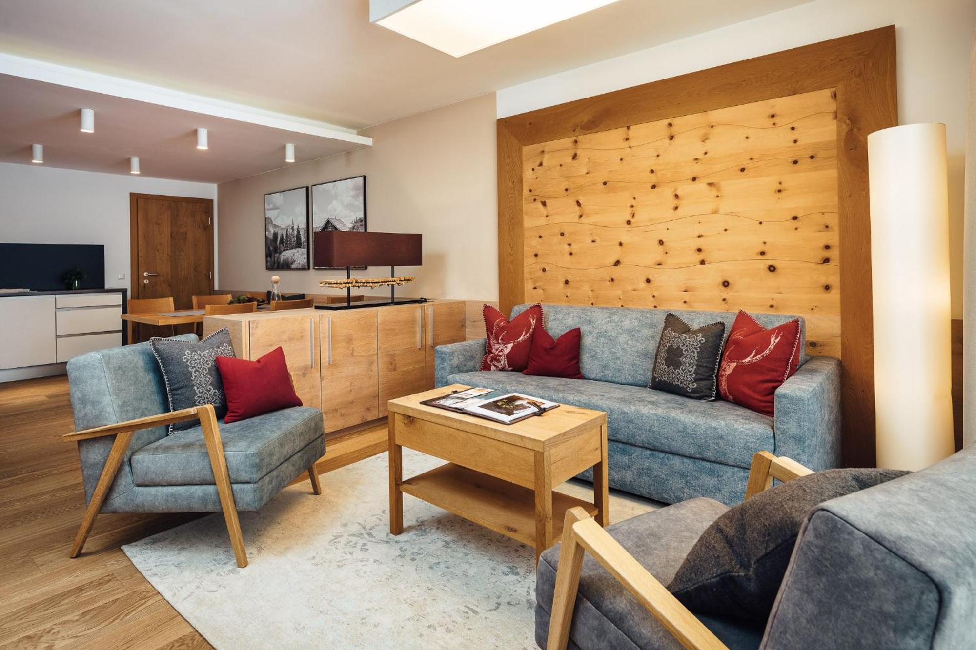 Schneeweiss Lifestyle - Apartments - Living 세르파우스 객실 사진