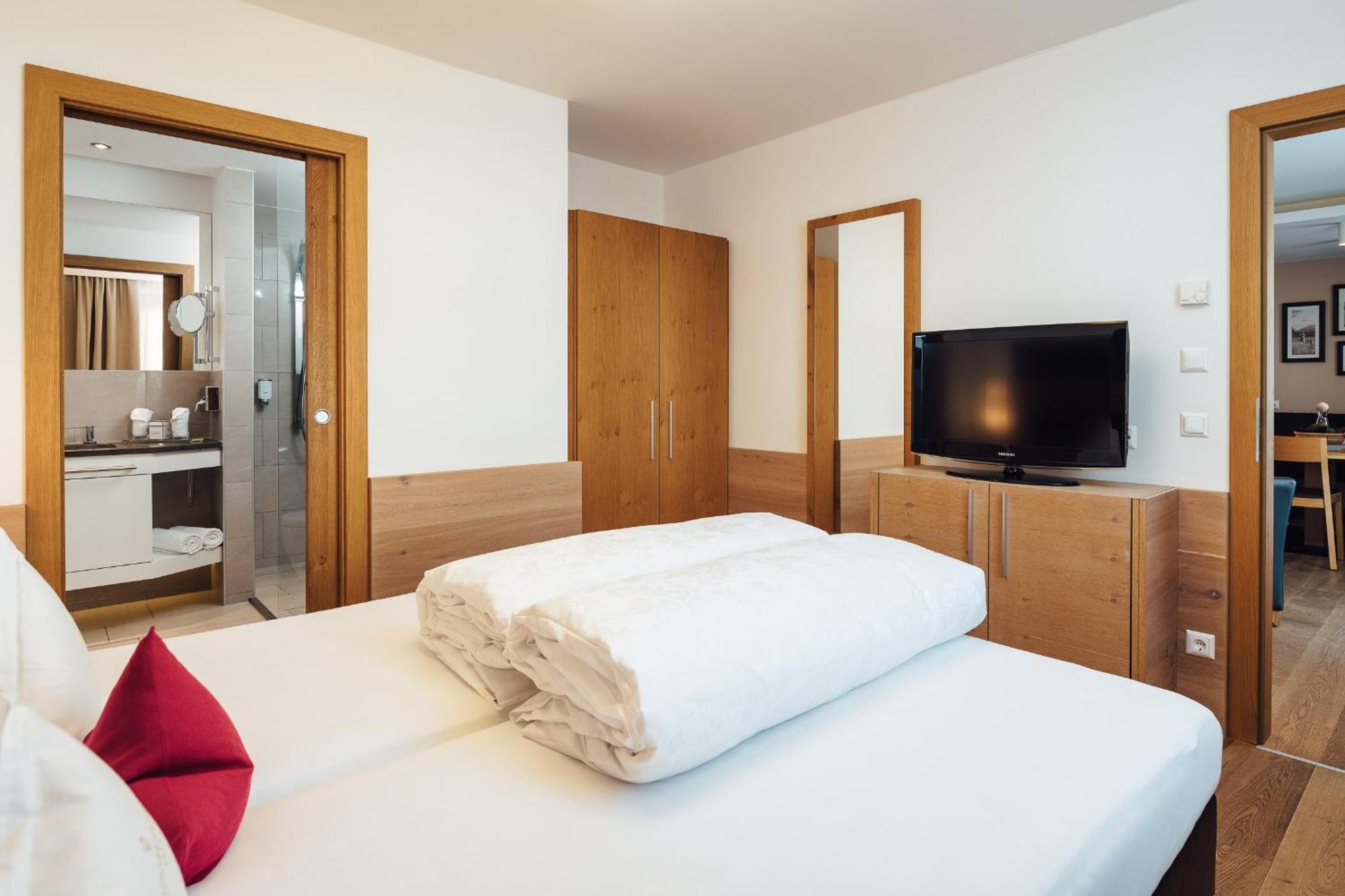 Schneeweiss Lifestyle - Apartments - Living 세르파우스 객실 사진