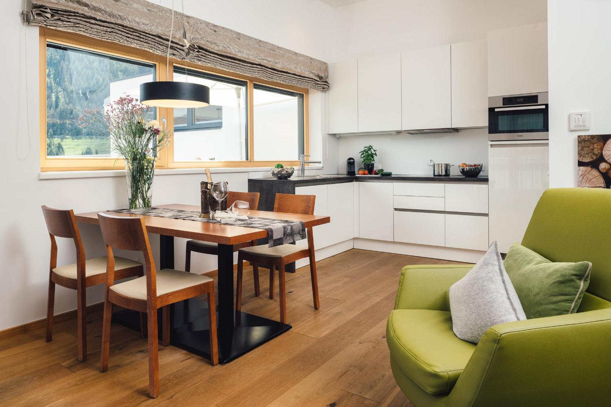 Schneeweiss Lifestyle - Apartments - Living 세르파우스 객실 사진