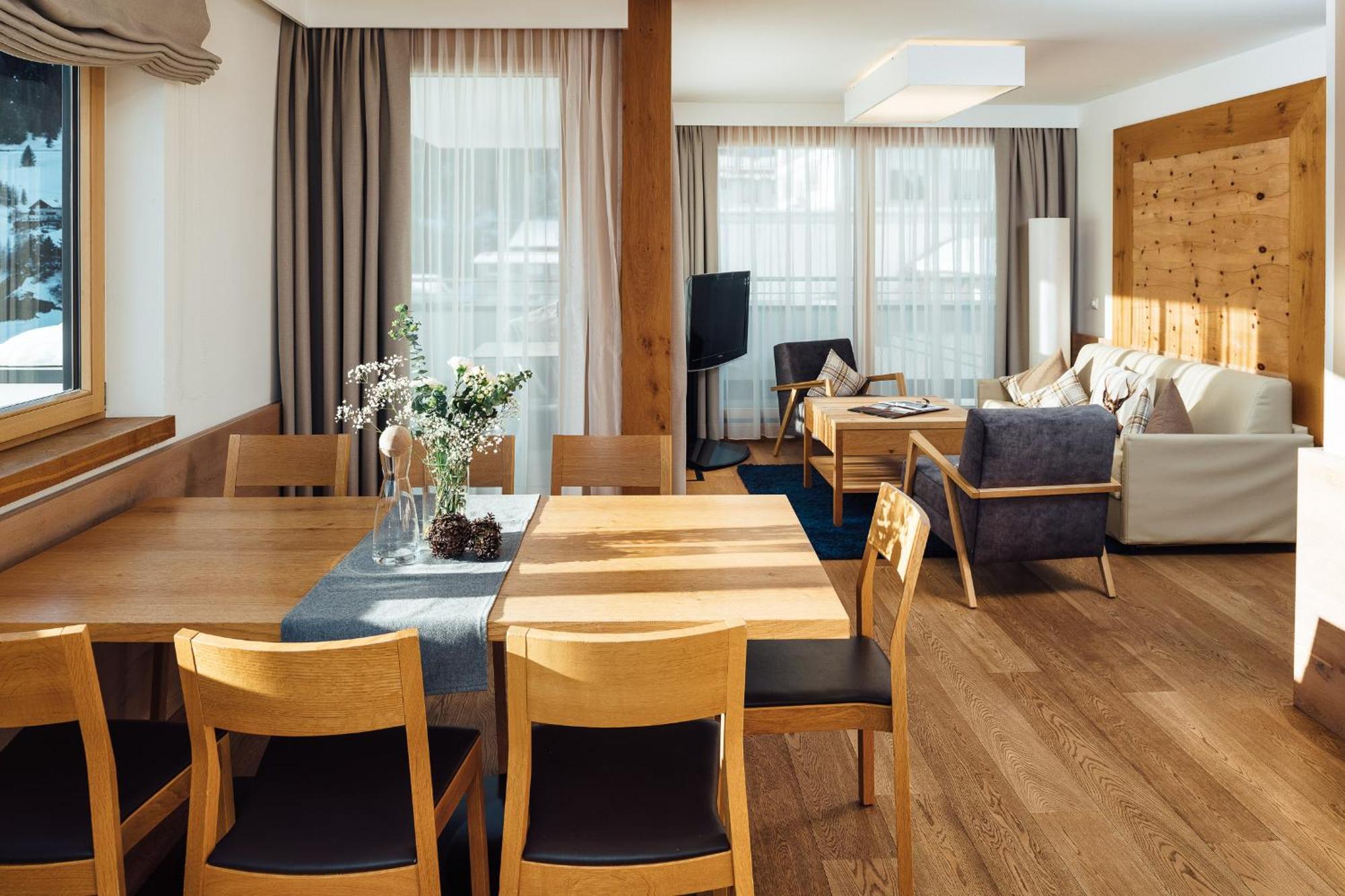 Schneeweiss Lifestyle - Apartments - Living 세르파우스 객실 사진