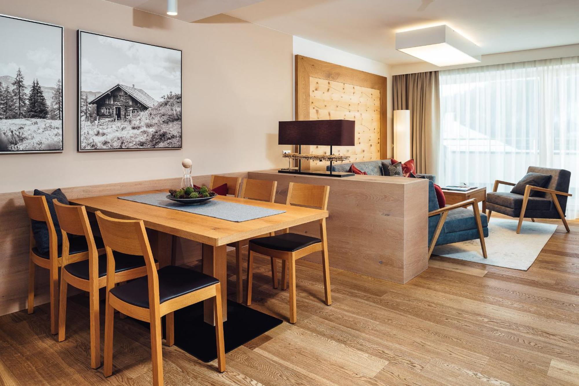 Schneeweiss Lifestyle - Apartments - Living 세르파우스 객실 사진